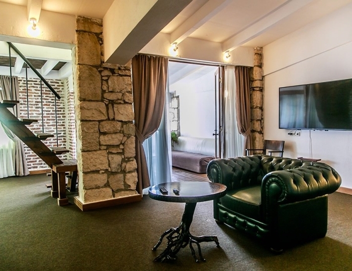 2-мест.(разм. в 4-мест.) апартаменты - Отель «ДЭМ» Сухум